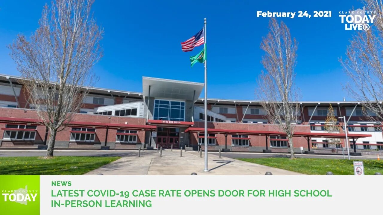 Latest COVID-19 case rate opens door for high school in-person learning