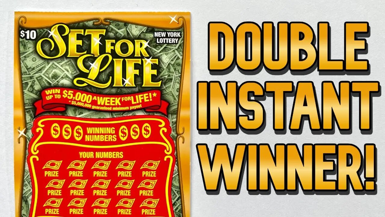 We're BACK! Double Instant Wins gets Set For Life Saturday Back on Track with a Solid Session!
