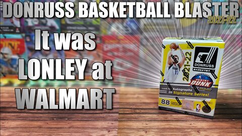 2021-22 Donruss Basketball Blaster Box | This Box was all Alone at Walmart