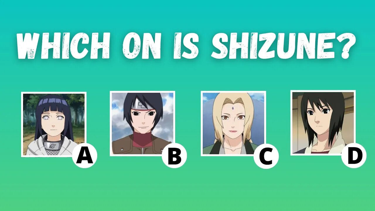 NARUTO CHARACTER QUIZ 💥 20 CHARACTERS ✨ GUESS THE NARUTO CHARACTER - NARUTO QUIZ