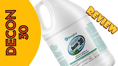 DECON 30 - THE BEST URINE SMELL ELIMINATOR OUT THERE
