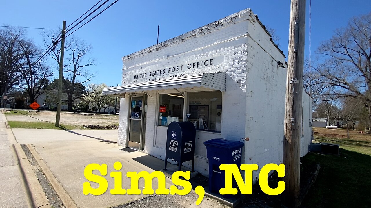 I'm visiting every town in NC - Sims, NC - Walk & Talk