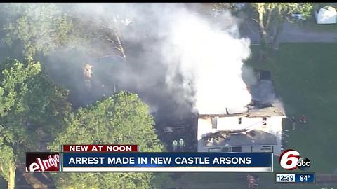 Man accused of setting fire to several homes in New Castle