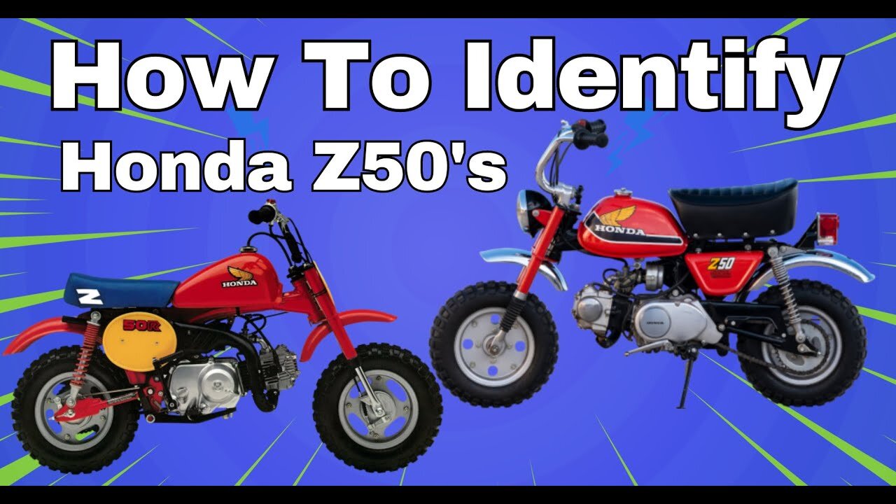 Honda Z50 Monkeybikes - How To Identify