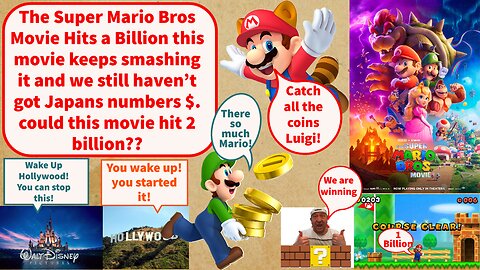 The Super Mario Bros Movie Hits a Billion!!! 4th weekend Numbers!!