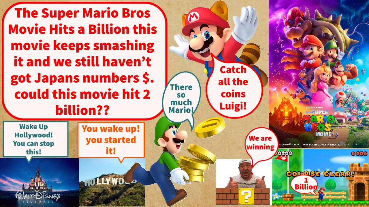 The Super Mario Bros Movie Hits a Billion!!! 4th weekend Numbers!!