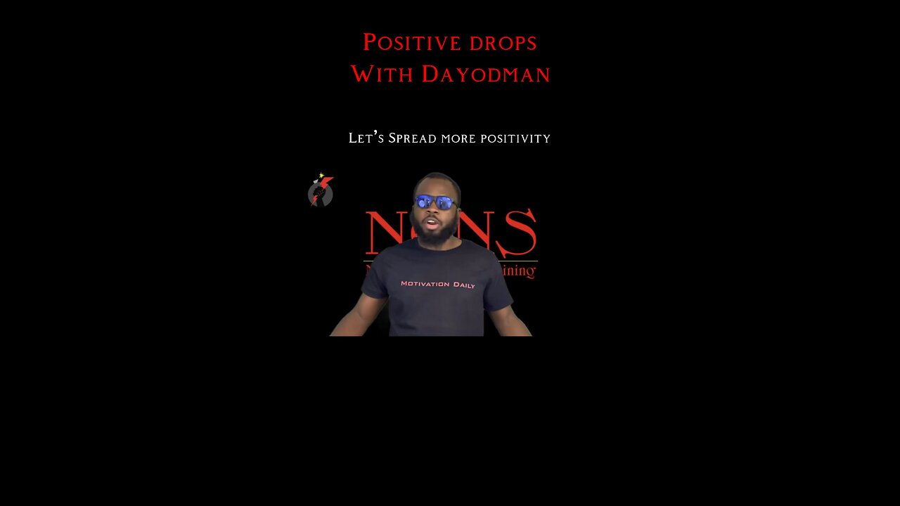 Let’s Spread More Positivity #dayodman #motivation #eeyayyahh #motivationalspeaker #positivity