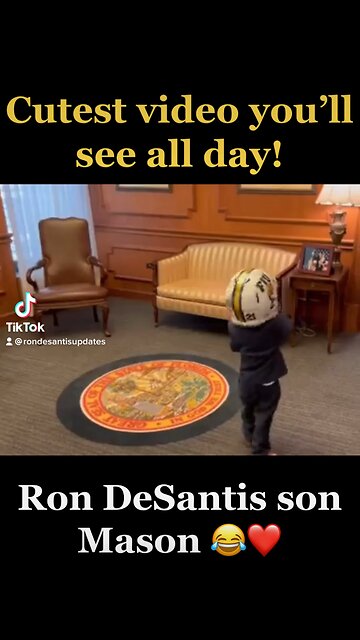 Ron DeSantis son Mason scoring a touchdown