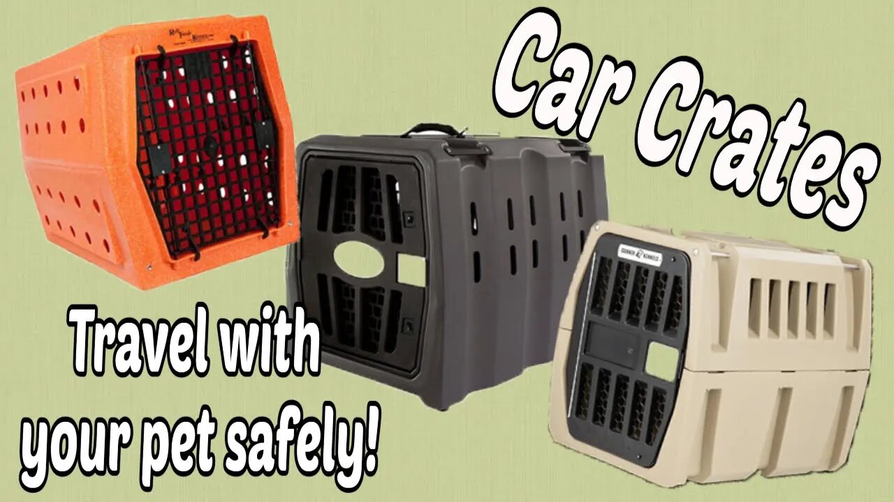 Pet Safety - Car Crates and How To Pick The Right Size