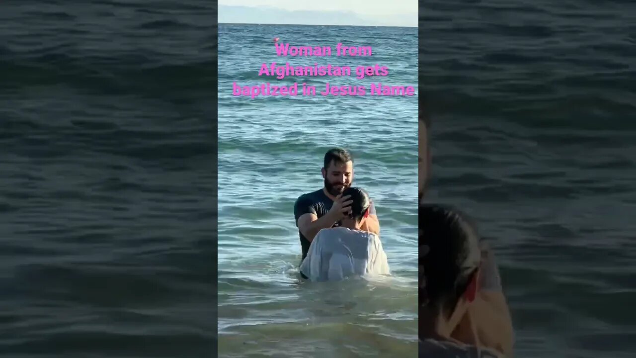 Ex-Muslim from #Afghanistan became #Christian and got baptized in #Jesus Name