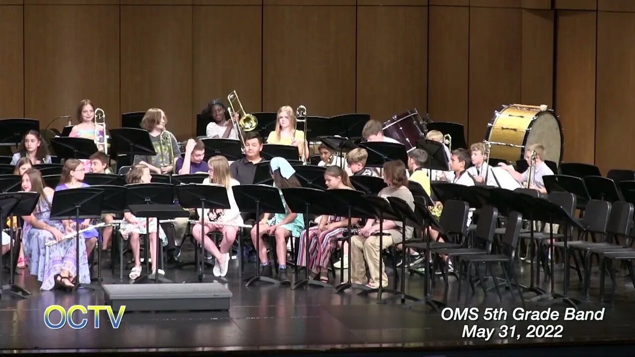 OMS 5th Grade Band 5/31/22
