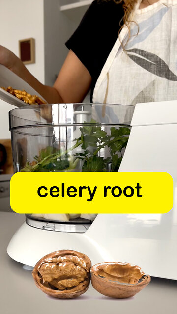 اگر به دنبال یک ترکیب خوشمزه، سالم برای وعده غذایی هستید، ماست با گردو، وریشه کرفس را تجربه کنید