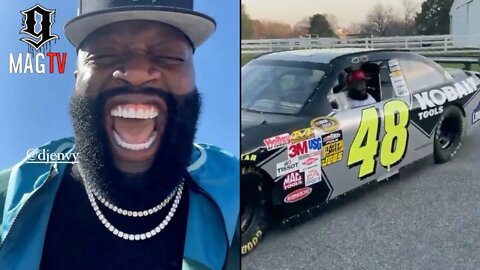 Rick Ross Pulls Out His NASCAR After DJ Envy Calls His Cars NOISY! 🤣