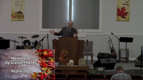 Honor God by Giving Thanks (Psalm 100)