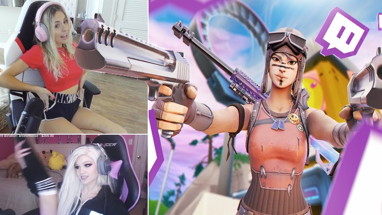 KILLING GIRL💋 TWITCH STREAMERS (Funny Reactions) - Fortnite.