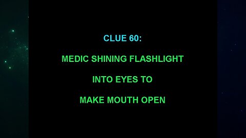 Clue 60 (Andrew Burlington's The "Alien Interview" Video Analysis)