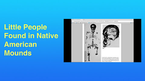 Little People Found in Native American Mounds