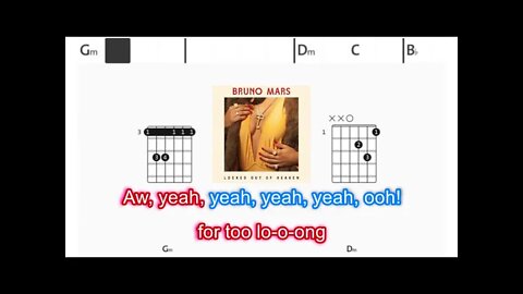 Bruno Mars - Locked out of Heaven - (Chords & Lyrics like a Karaoke)