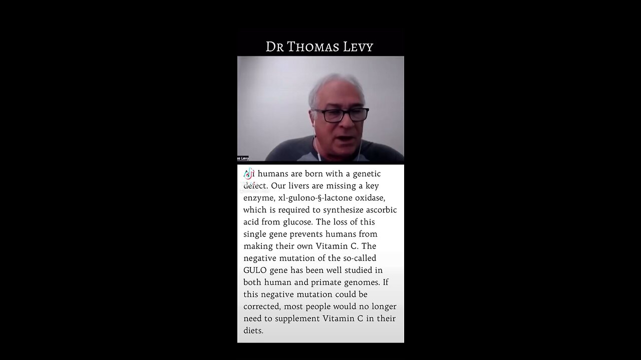 Dr Thomas levy jr