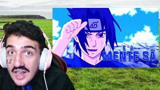 PASTOR REAGINDO Rap do Naruto e Sasuke 🌗 - (Naruto) | Feat. @Hakai GZ | MVTRAP | REACT