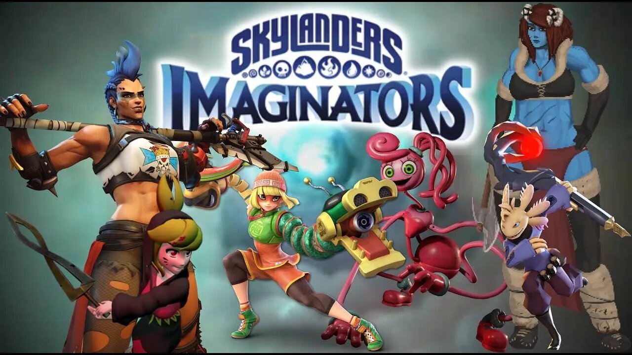 Junker Queen, Mommy Long Legs, Min Min, Hedon Zan, Axol & Melony! SKYLANDERS IMAGINATORS GUEST STARS