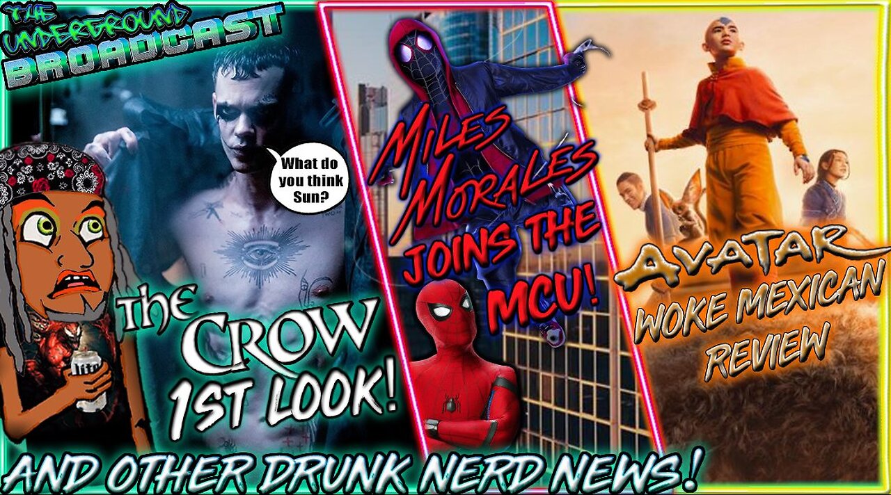 The Underground Broadcast #3 - Drunk Pop Culture & Comicbook Nerd News!