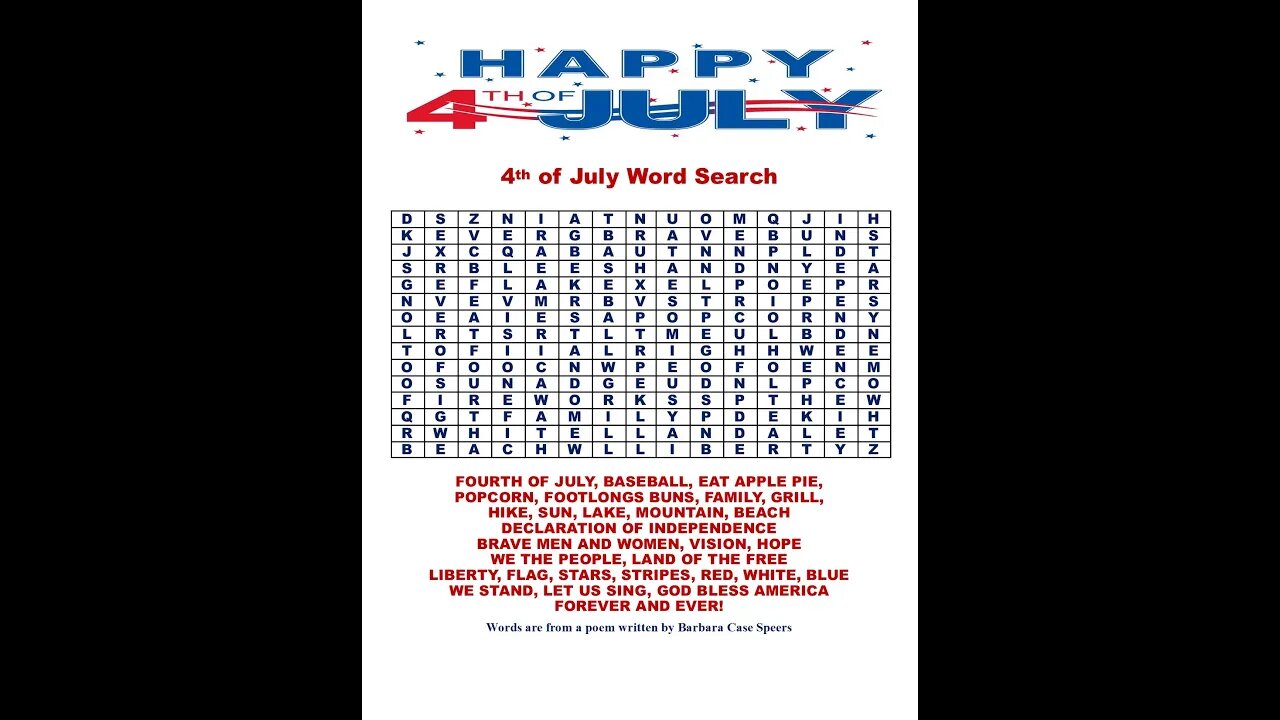 GOD BLESS AMERICA