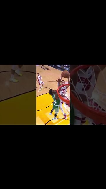 What a block by Aaron Nesmith