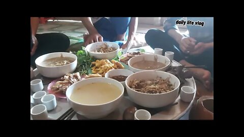 Have you eaten and drank a few drinks to invite each other