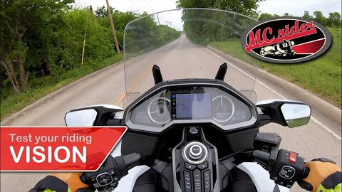 Test your motorcycle vision and see how you compare.