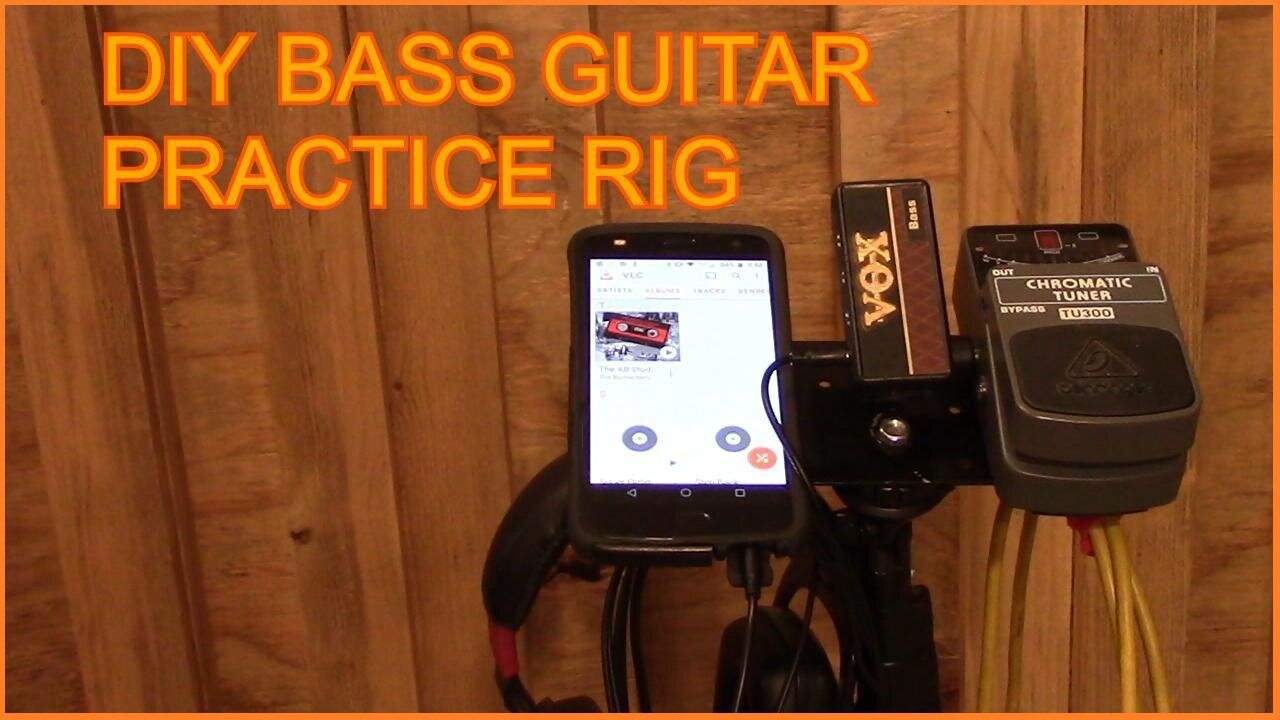 DIY Bass Guitar Practice Rig