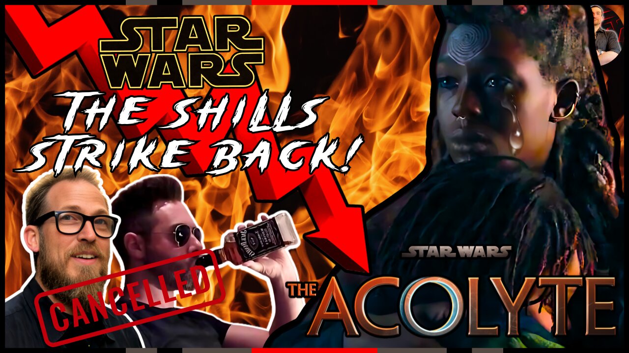 Star Wars Shills ATTACK Nerdrotic and The Critical Drinker Over The Acolyte!