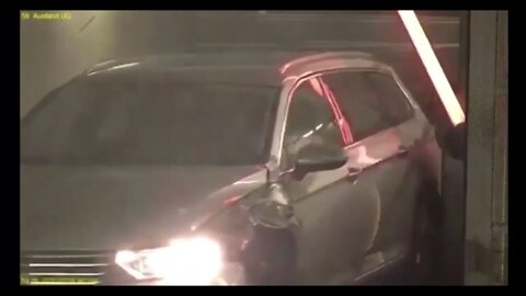 Underground Parking Catastrophe #shorts #dashcams #fails #baddrivers