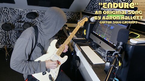 "Endure" an Original Song by Aaron Hallett Guitar Solo Excerpt