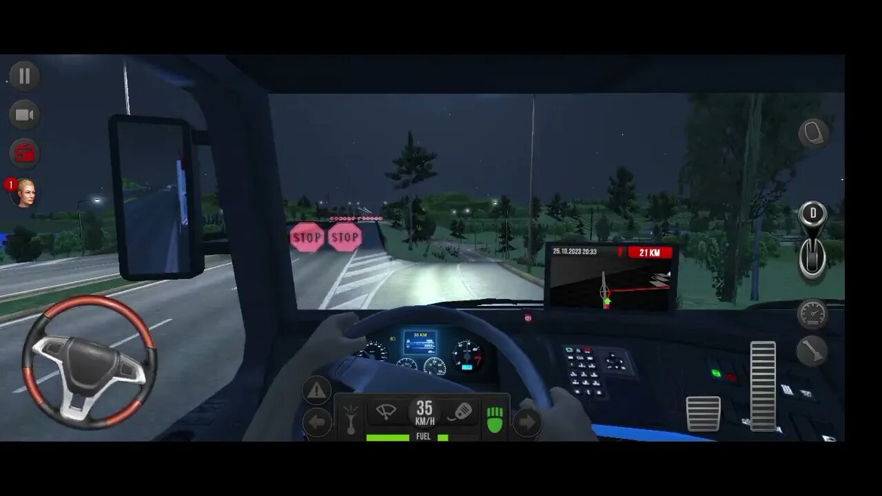 truck simulator ultimate / delivery job to Rotterdam / gameplay