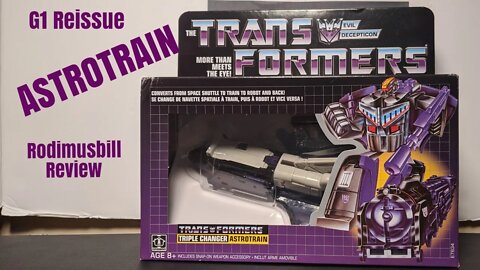 Transformers G1 Reissue ASTROTRAIN *Walmart Exclusive* Triple Changer Review