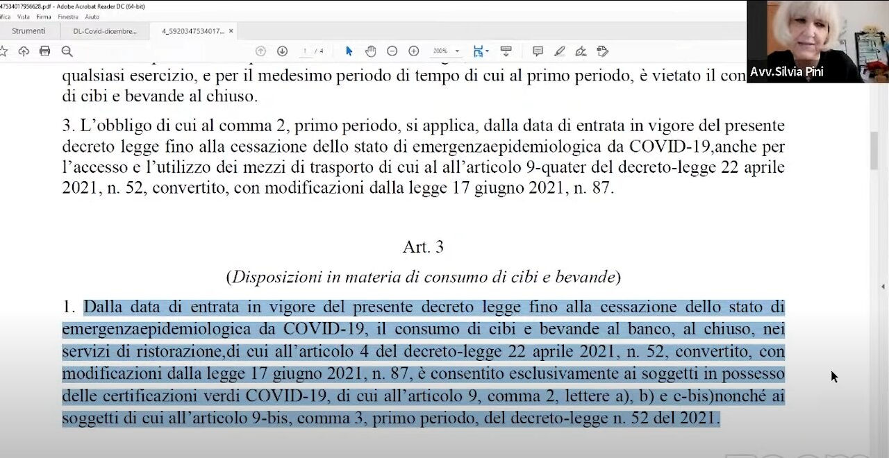 NUOVO DL 23 DICEMBRE E DATI ISS