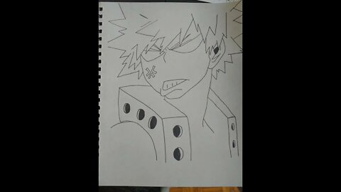 Katsuki Bakugo - practicing my new blending technique!