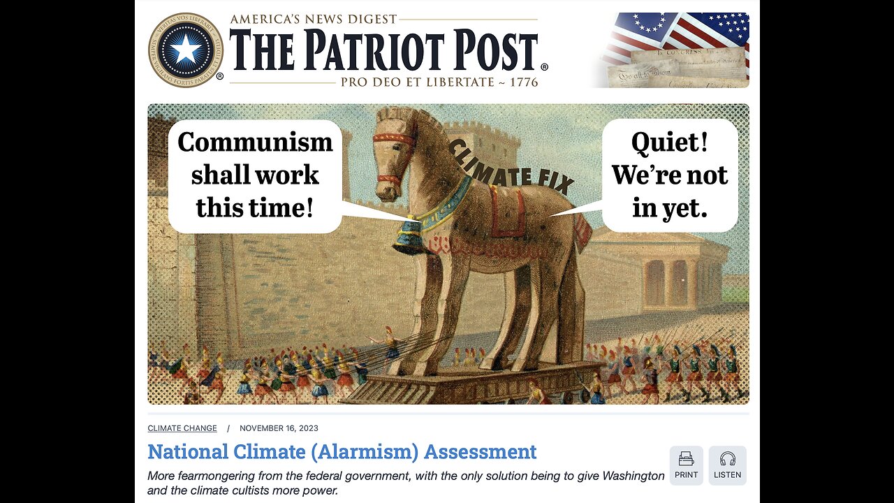 The Patriot Post Audio Edition Podcast for 11/16/23