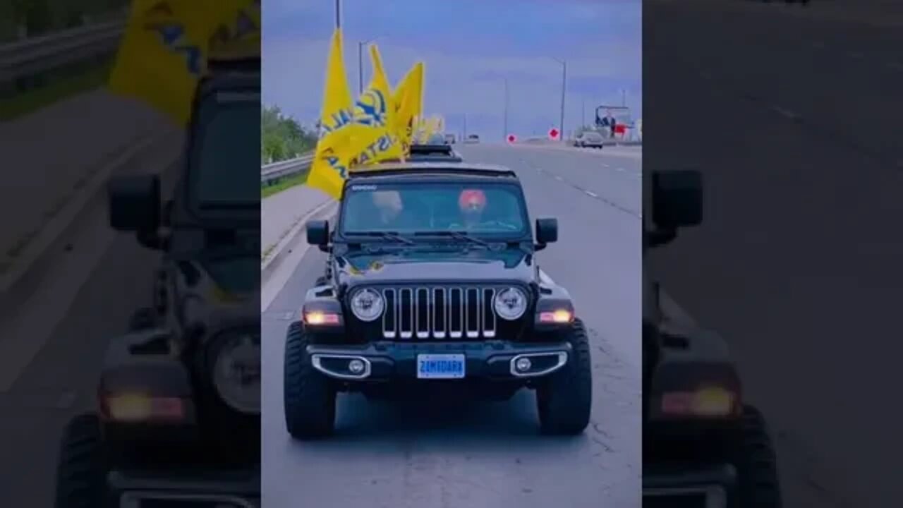 Khalistan Referendum Car Rally Toronto 🇨🇦