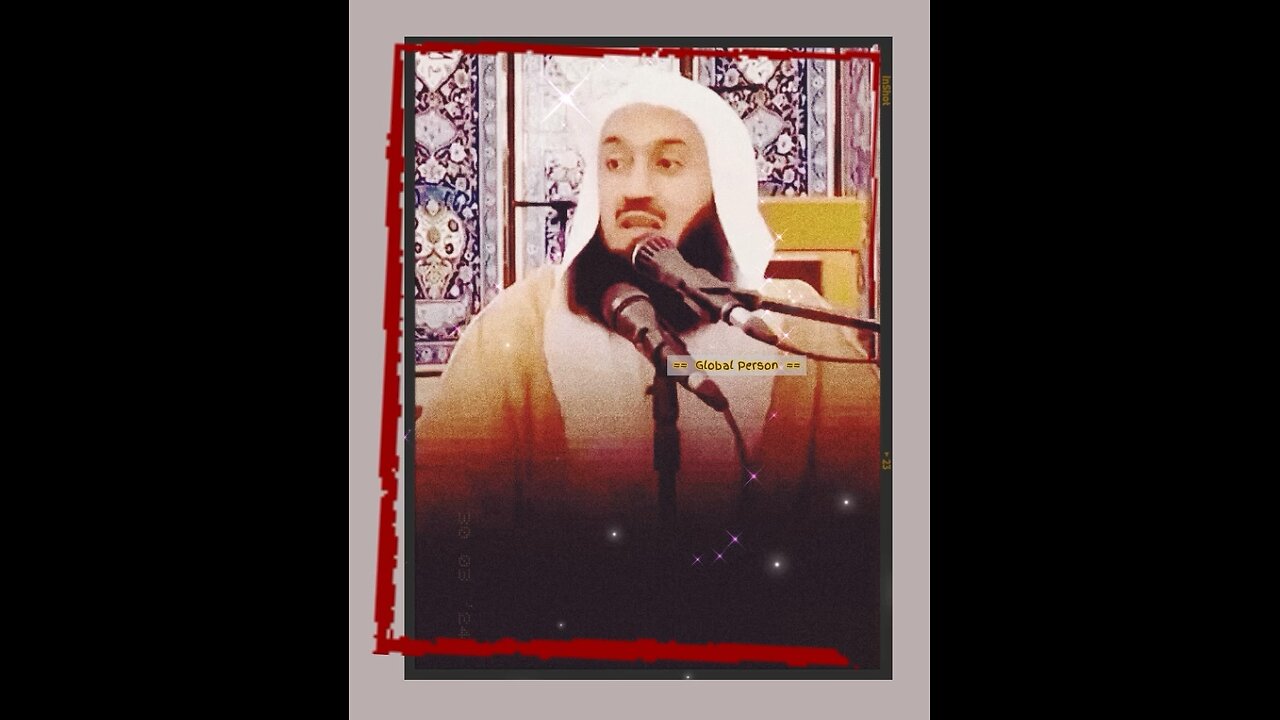 Your public legacy….. #MuftiMenk😊