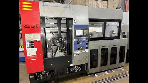 Amada S-10 CNC lathe Demo Video