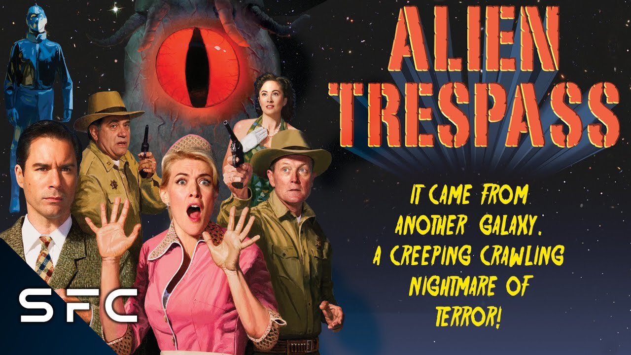 Alien Trespass (2009 Full Movie) [A Comedy That Mocks Sci-Fi B Films of the 1950's] | Dir.: R.W. Goodwin; Cast: Eric McCormack, Jenni Baird, Robert Patrick.