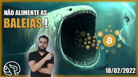 BITCOIN CAIU FORTE? SAIBA COMO AS BALEIAS ESTÃO FAZENDO! Análise BTC 21/02/2022