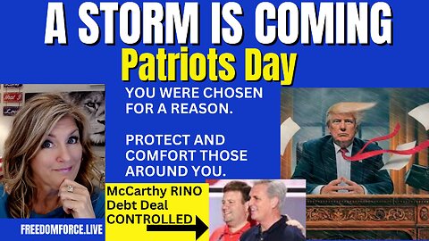 A Storm is Coming- You were Chosen for this. Rino Debt Bill 5-31-23
