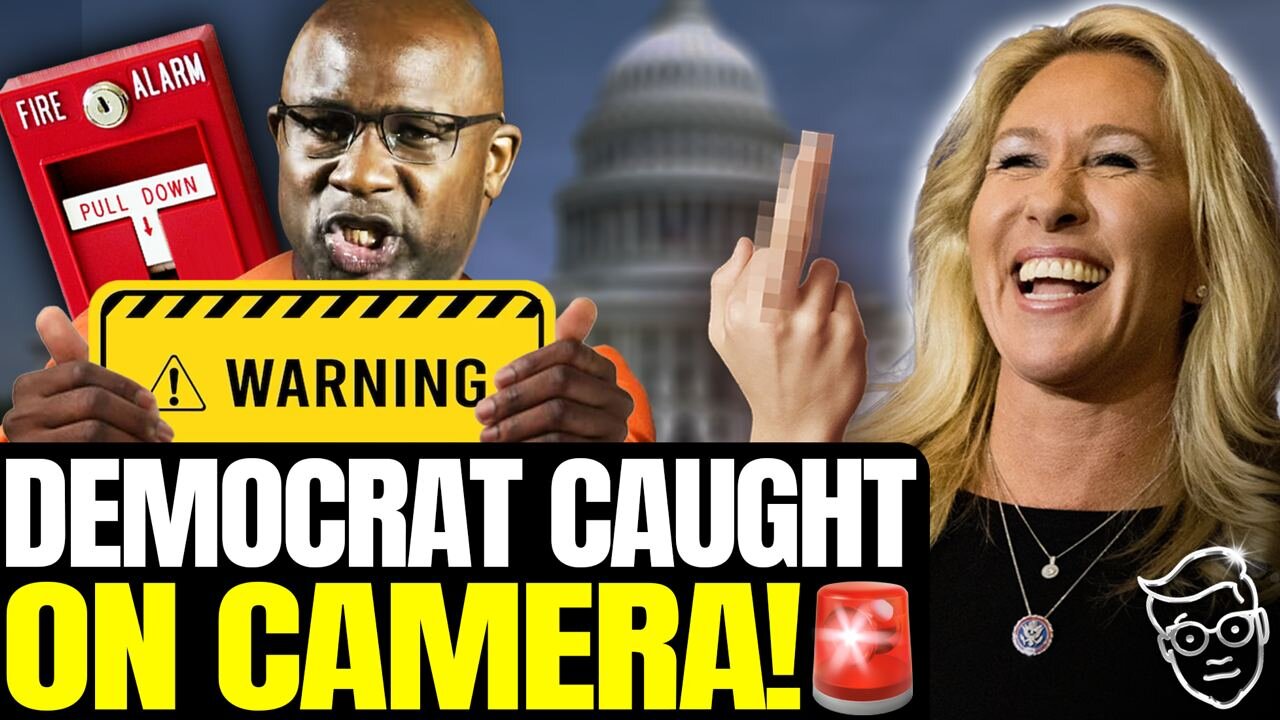 LEAKED Security Video Shows Dem Insurrectionist PULL Fire Alarm, RIP Down Signs | LIED To Cops, JAIL