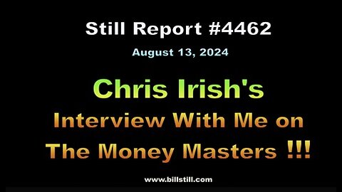 Chris Irish's Interview With Me on The Money Masters !!!, 4462