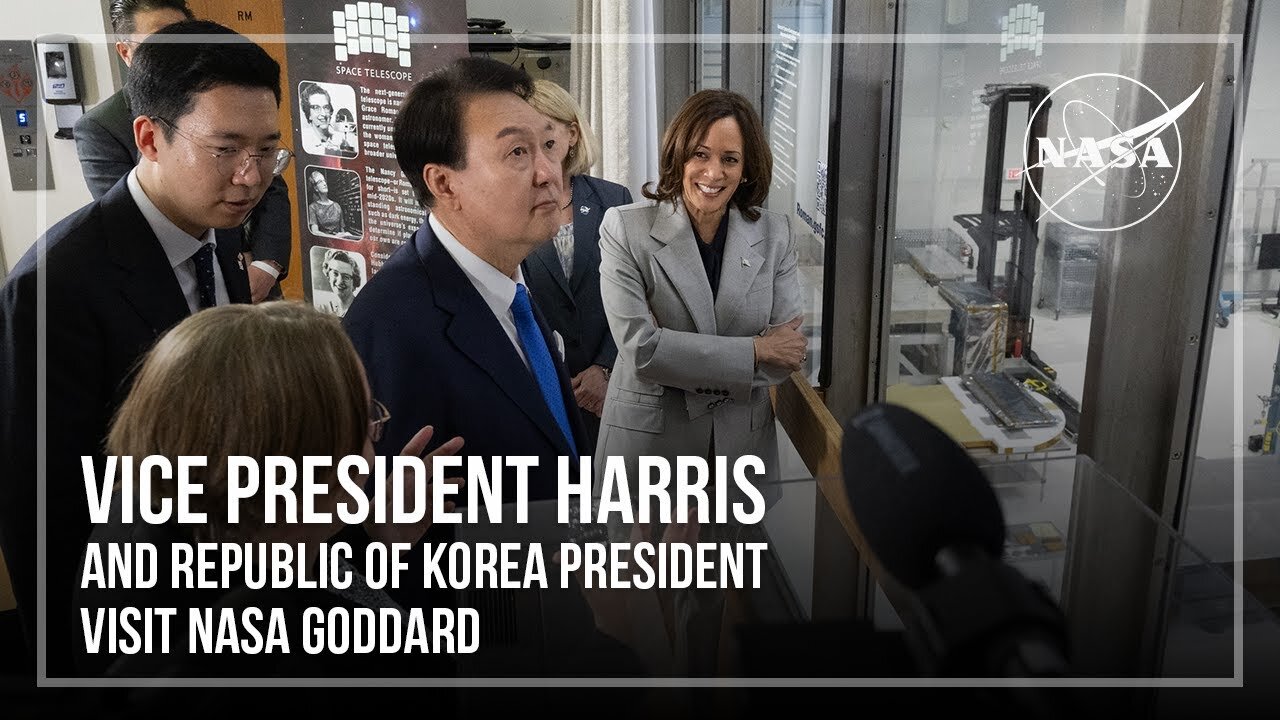 VP KamalaHarris and President of the Republic of Korea Yoon Suk Yeol at NASA’s Goddard Space Flight