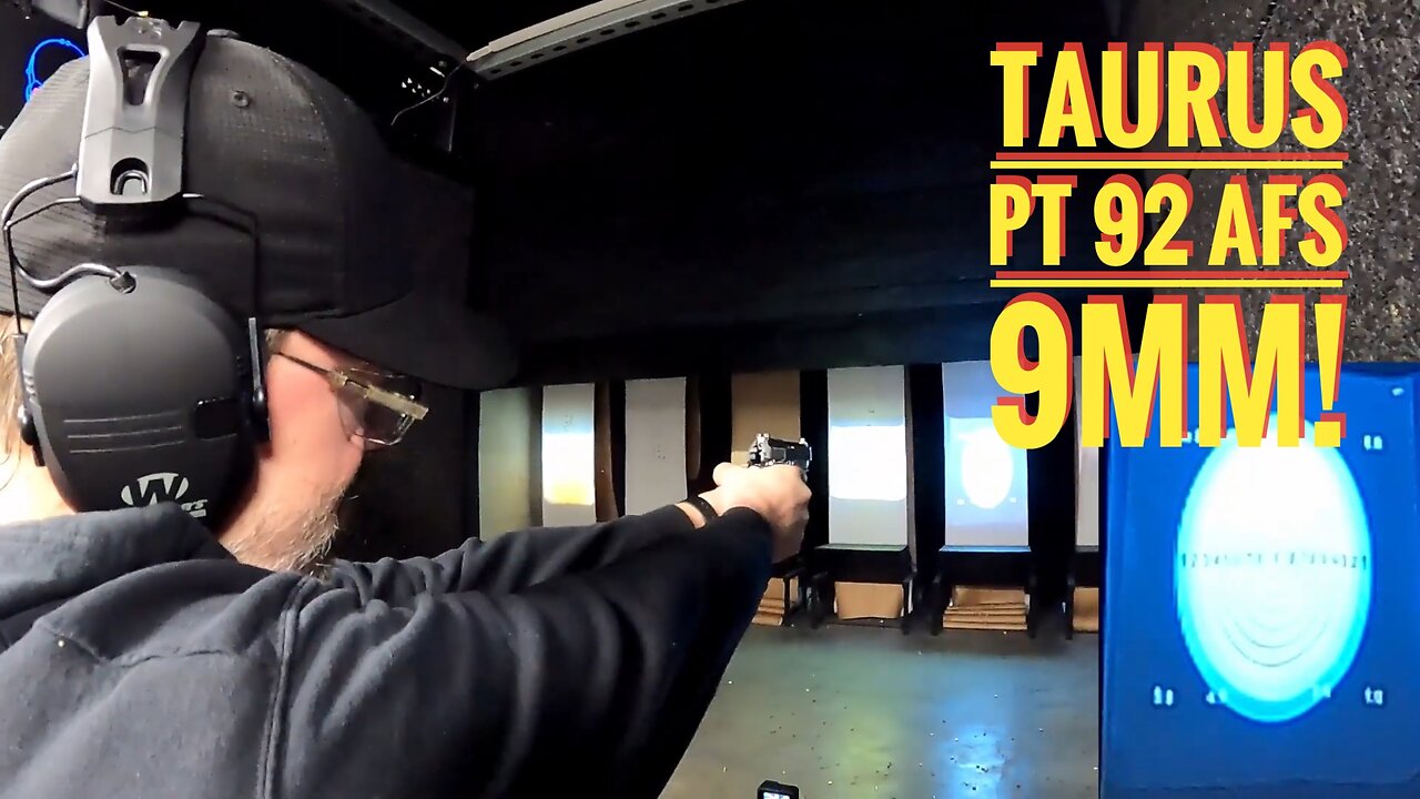 Taurus PT 92 AFS 9MM Gets A Little Range Time! How Does The Chuck Norris Gun Shoot?