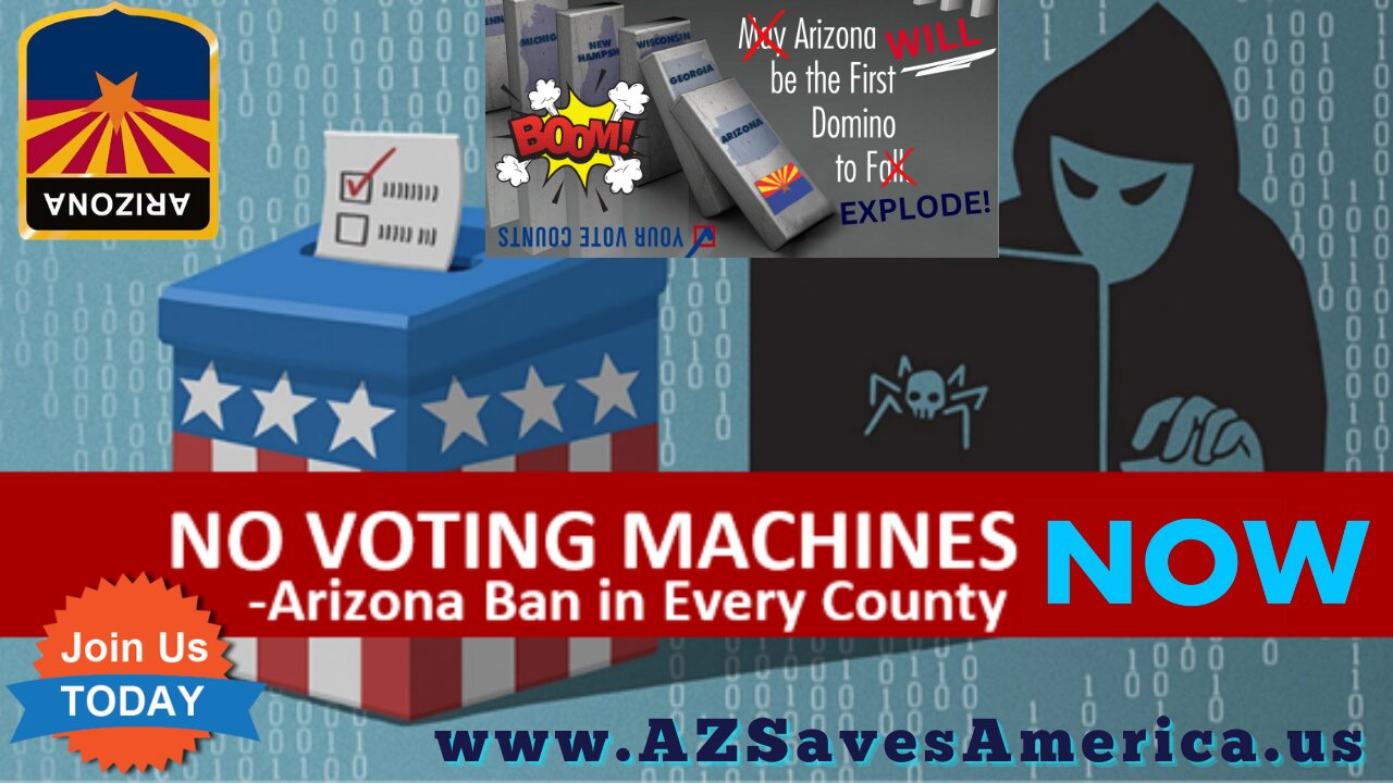 #109 ARIZONA CORRUPTION EXPOSED: To STOP The Child Sex Slave Trafficking You MUST BAN THE VOTING MACHINES & TAKE BACK Your State, Country & Elections! HERE'S THE SOLUTION - JOIN US!